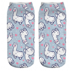 Women's Alpaca Love Low Cut Ankle Sport Socks